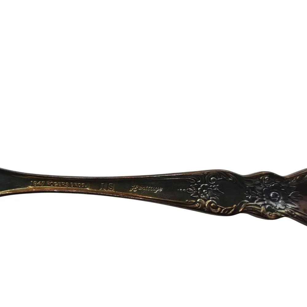 1847 Rogers Bros Heritage Cake Server Serving Utensil Silver Plated Mid‎ Century